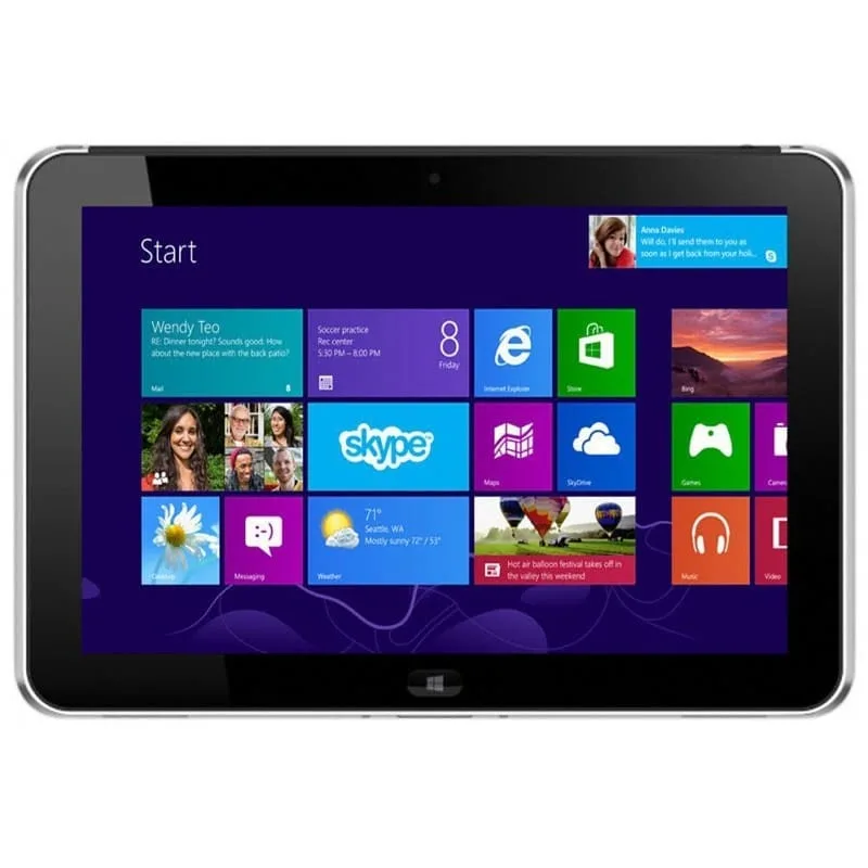 تبلت HP ElitePad 900 ویندوزی، رنگ مشکی، جنس شیشه و پلاستیک، تبلت لمسی