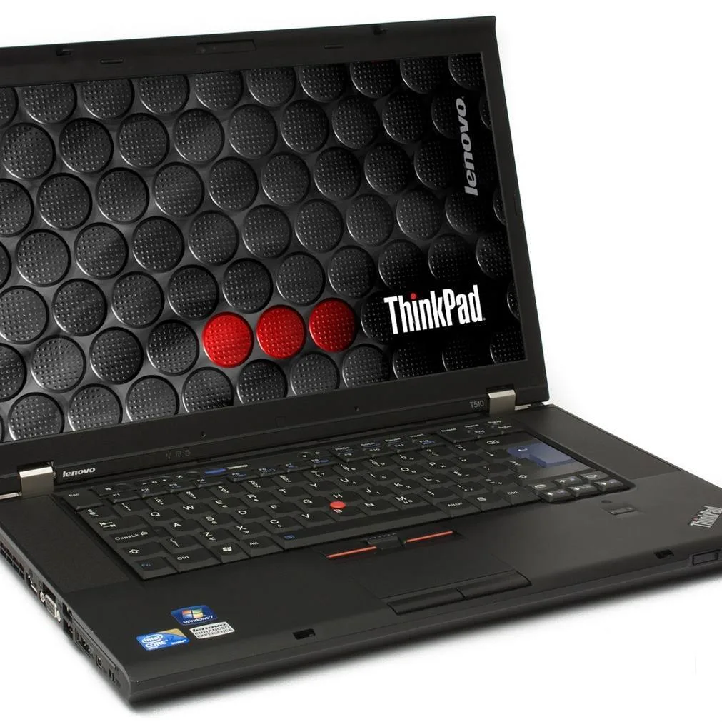 لپ‌تاپ لنوو ThinkPad T510 ۱۵ اینچ، رنگ مشکی، جنس پلاستیک، تاشو