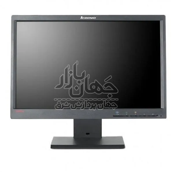 مانیتور استوک لنوو ۱۹ اینچ، رنگ مشکی، جنس پلاستیک، رومیزی مستطیلی