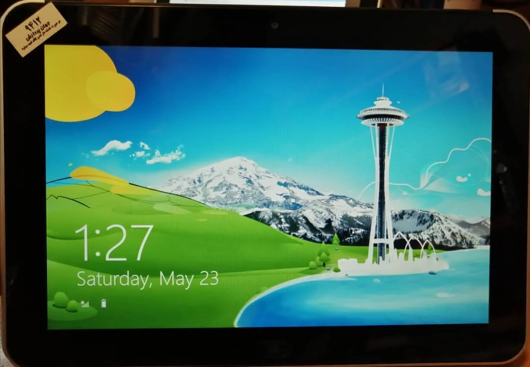 تبلت HP ElitePad 900، رنگ مشکی، جنس شیشه و پلاستیک