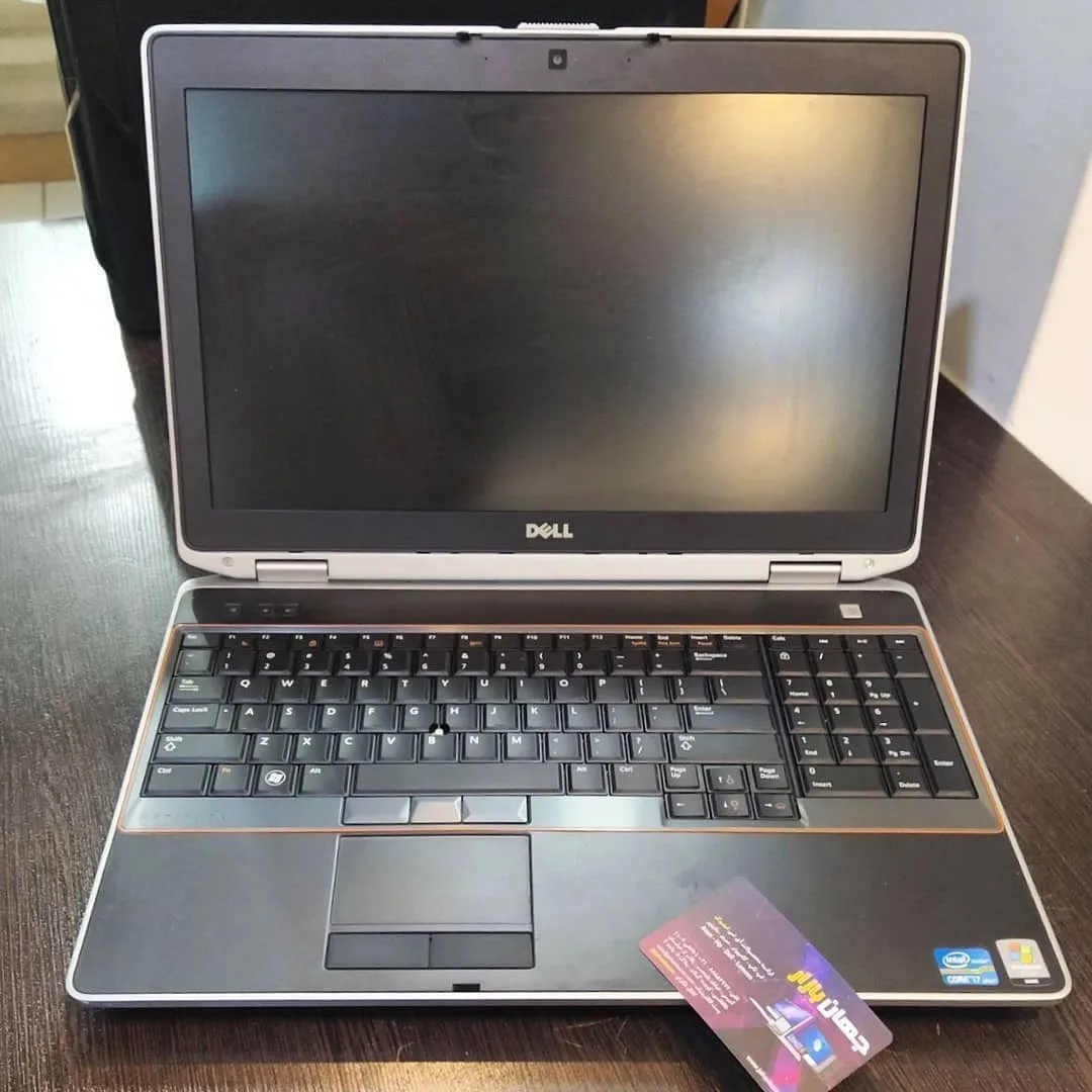 لپتاپ Dell 6520 ۱۵ اینچ i5، رنگ نقرهای و مشکی، لپتاپ دِل