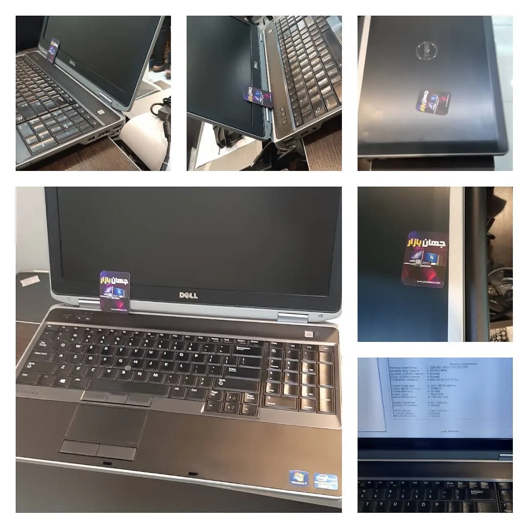 لپ‌تاپ Dell E6530 i5، رنگ خاکستری، جنس پلاستیک