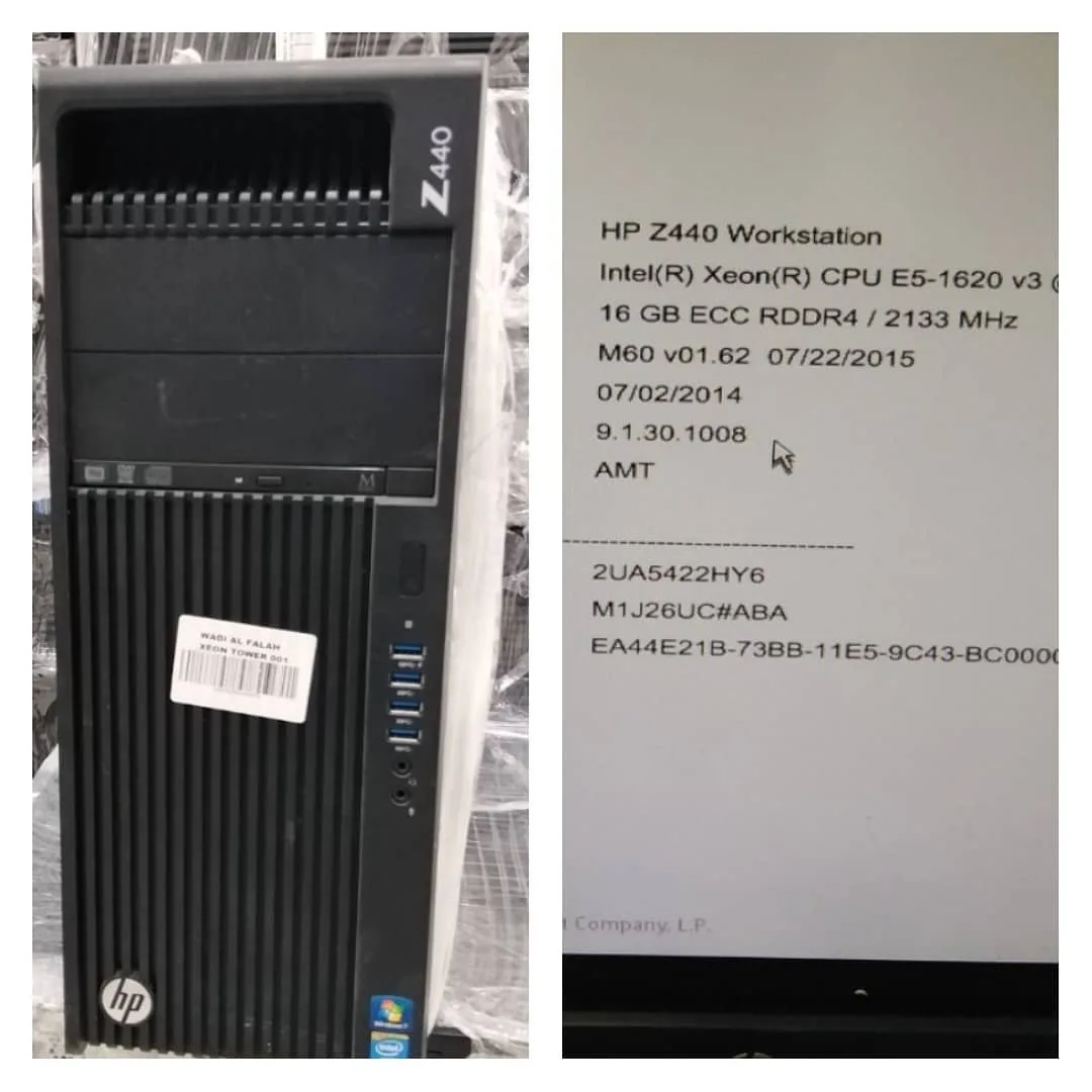 کیس اچ پی Z440 ورکاستیشن، رنگ سیاه، جنس فلز و پلاستیک، ایستاده