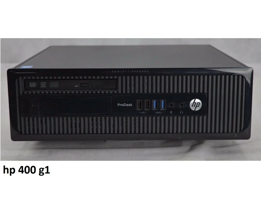 کیس اچ‌پی ProDesk 400 G1 i5 HP، رنگ سیاه، جنس پلاستیک و فلز، کیس کامپیوتر رومیزی