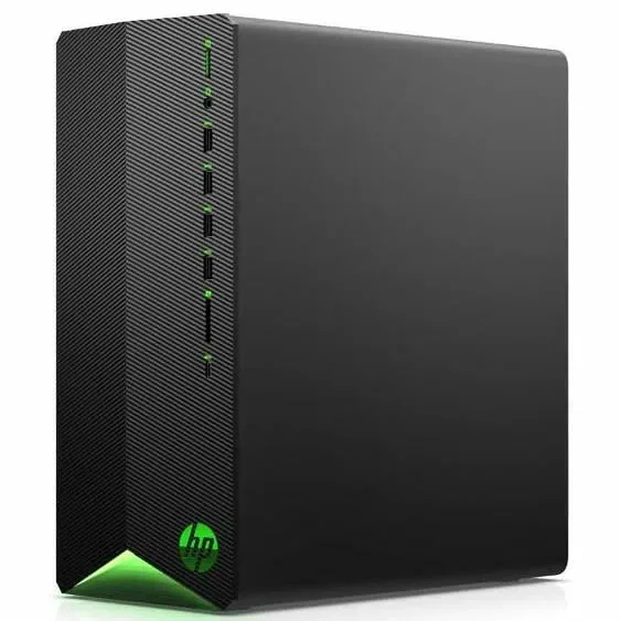 کیس گیمینگ اچ‌پی Pavilion TG01 HP، رنگ مشکی و سبز، جنس فلز و پلاستیک، کوچک، Mini PC