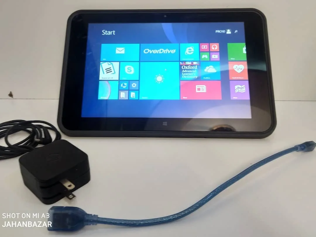 تبلت ویندوزی HP Pro 10 EE G1، رنگ مشکی، جنس پلاستیک، لمسی مستطیلی