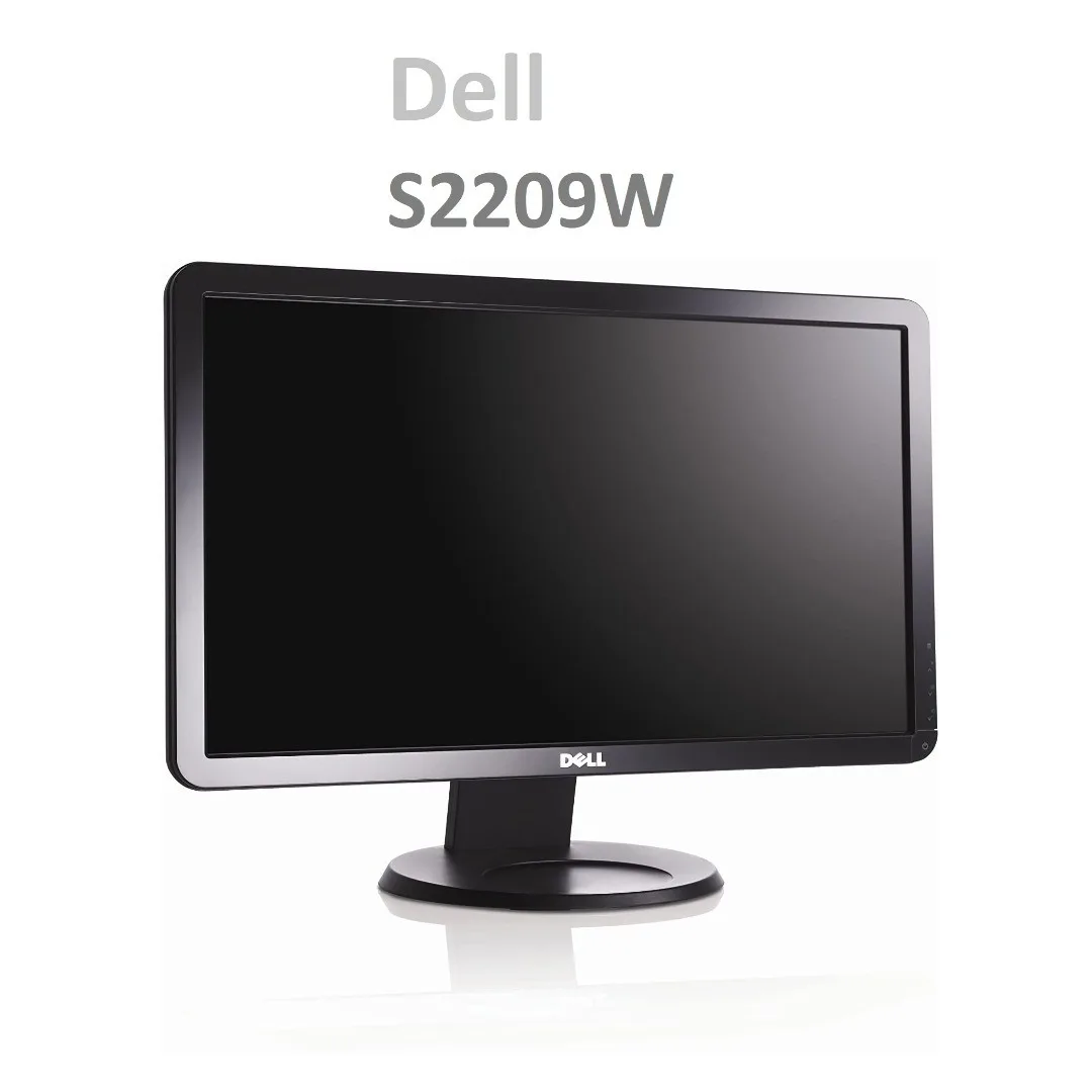 مانیتور دل S2209WB ۲۲ اینچ، رنگ سیاه، جنس پلاستیک، رومیزی، صفحه تخت