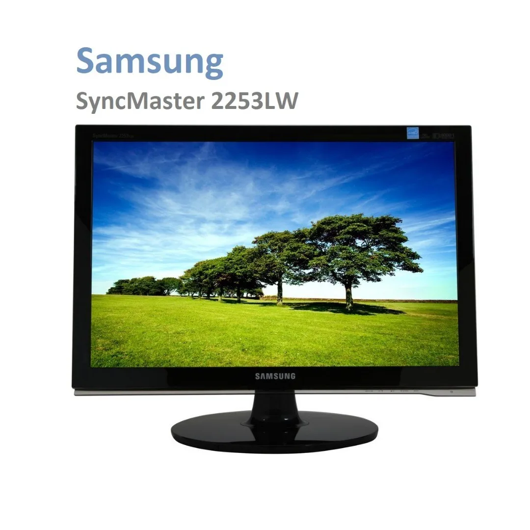 مانیتور سامسونگ SyncMaster 2253LW ۲۲ اینچ، رنگ سیاه، جنس پلاستیک، رومیزی، صفحه تخت