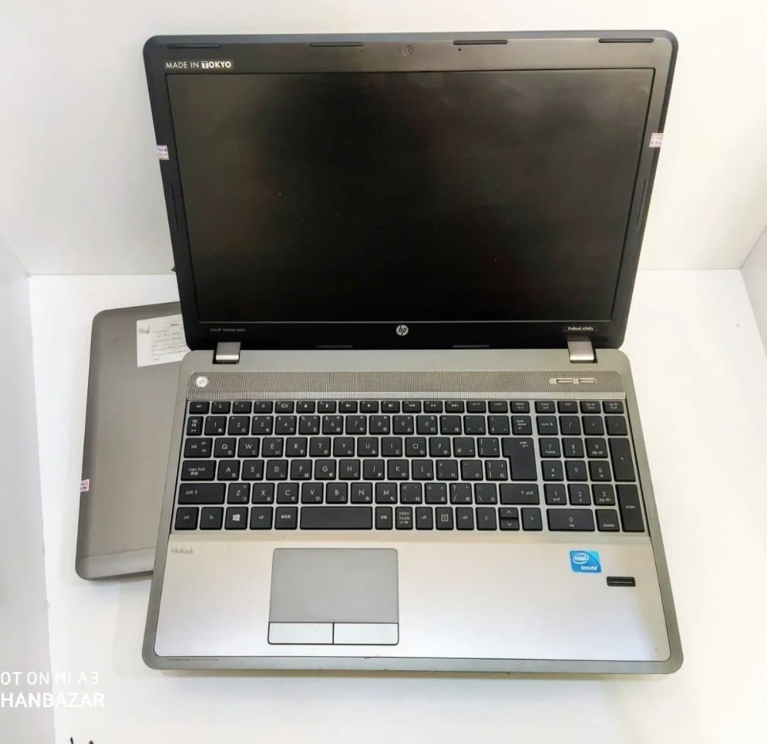 لپ تاپ HP ProBook 4540s ۱۵.۶ اینچ اچ پی، رنگ نقره‌ای و مشکی، جنس پلاستیک، تاشو