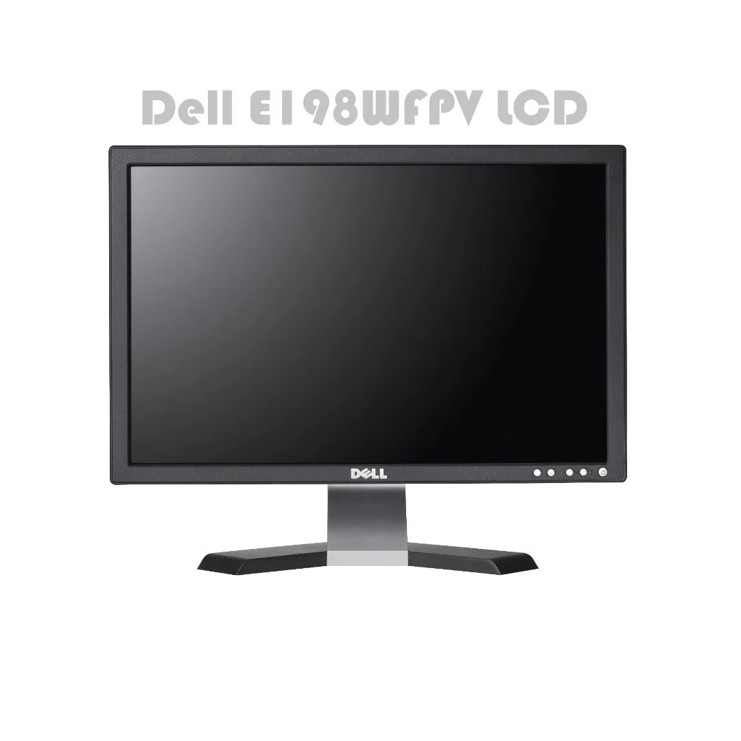 مانیتور دل E198WFPV ۱۹ اینچ Dell، رنگ مشکی و نقره‌ای، جنس پلاستیک، LCD
