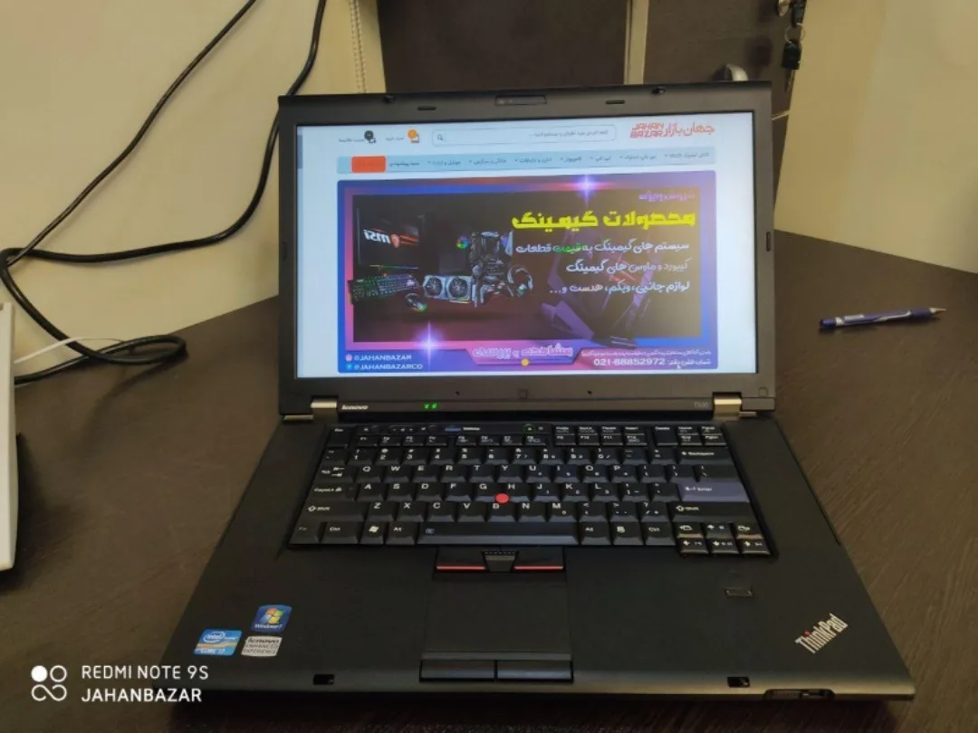 لپ تاپ لنوو تینکپد T520، رنگ مشکی، جنس پلاستیک و فلز، ThinkPad