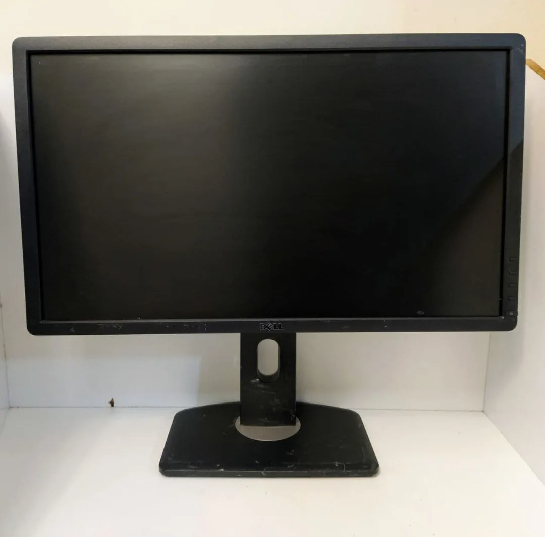 مانیتور ۲۴ اینچ Dell P2412hb دل، رنگ مشکی، جنس پلاستیک و شیشه، مانیتور تخت