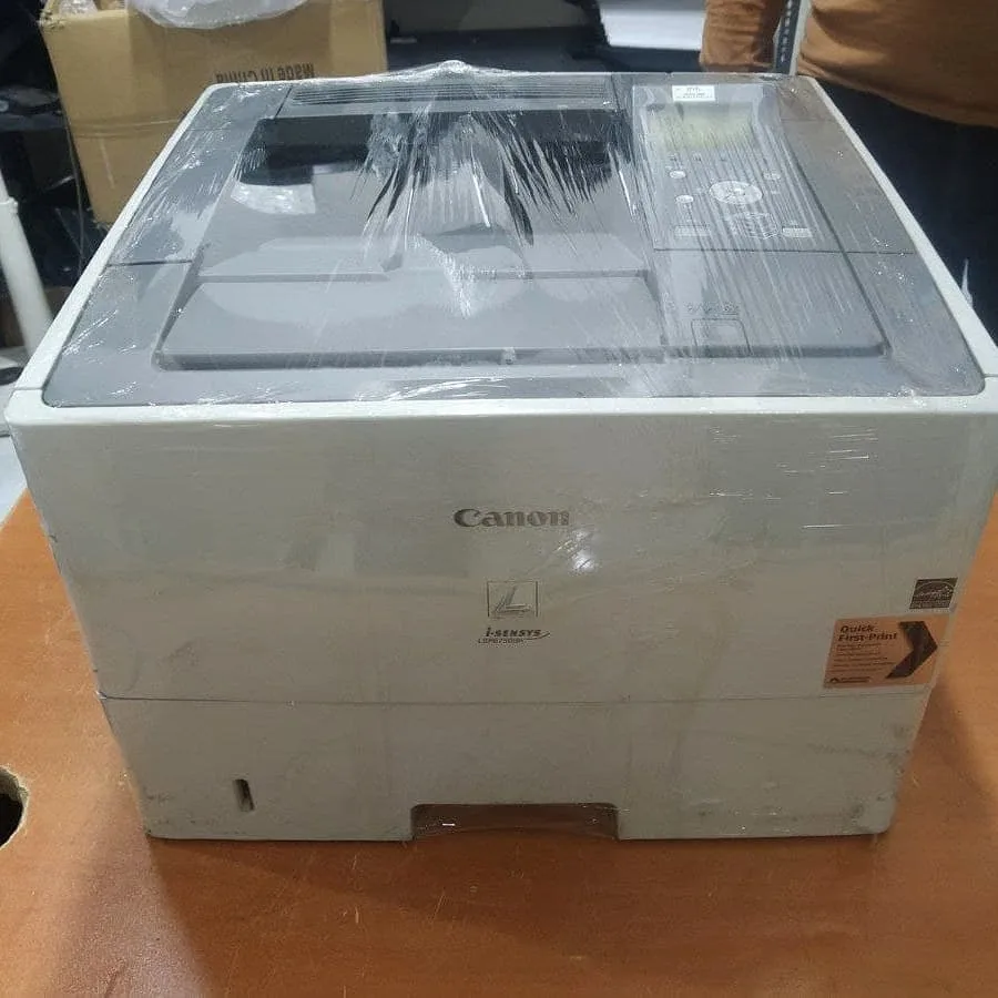 پرینتر کنون i-SENSYS LBP6750dn، رنگ سفید و خاکستری، جنس پلاستیک، رومیزی، چندکاره
