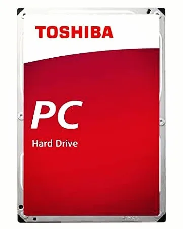 هارد توشیبا ۶ ترابایت DT02ABA600 Toshiba، رنگ قرمز و نقرهای، جنس فلز، داخلی