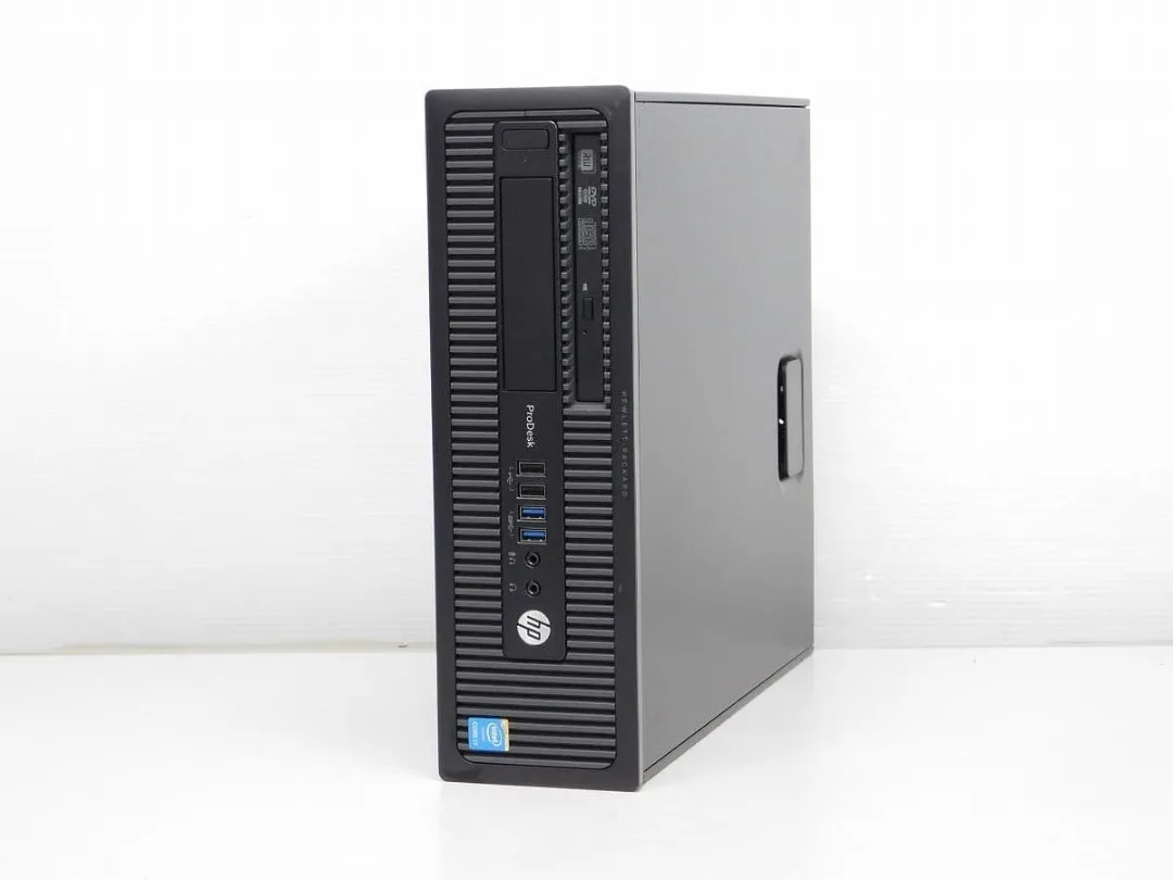 کیس HP ProDesk با گرافیک ۲ گیگ اچ پی، رنگ مشکی، جنس فلز و پلاستیک، ابعاد متوسط