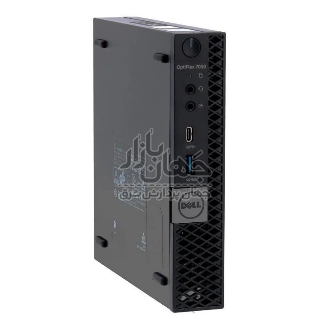 کیس استوک دل OptiPlex 7050 Dell، رنگ خاکستری، جنس فلز و پلاستیک، کیس کامپیوتر کوچک مینی