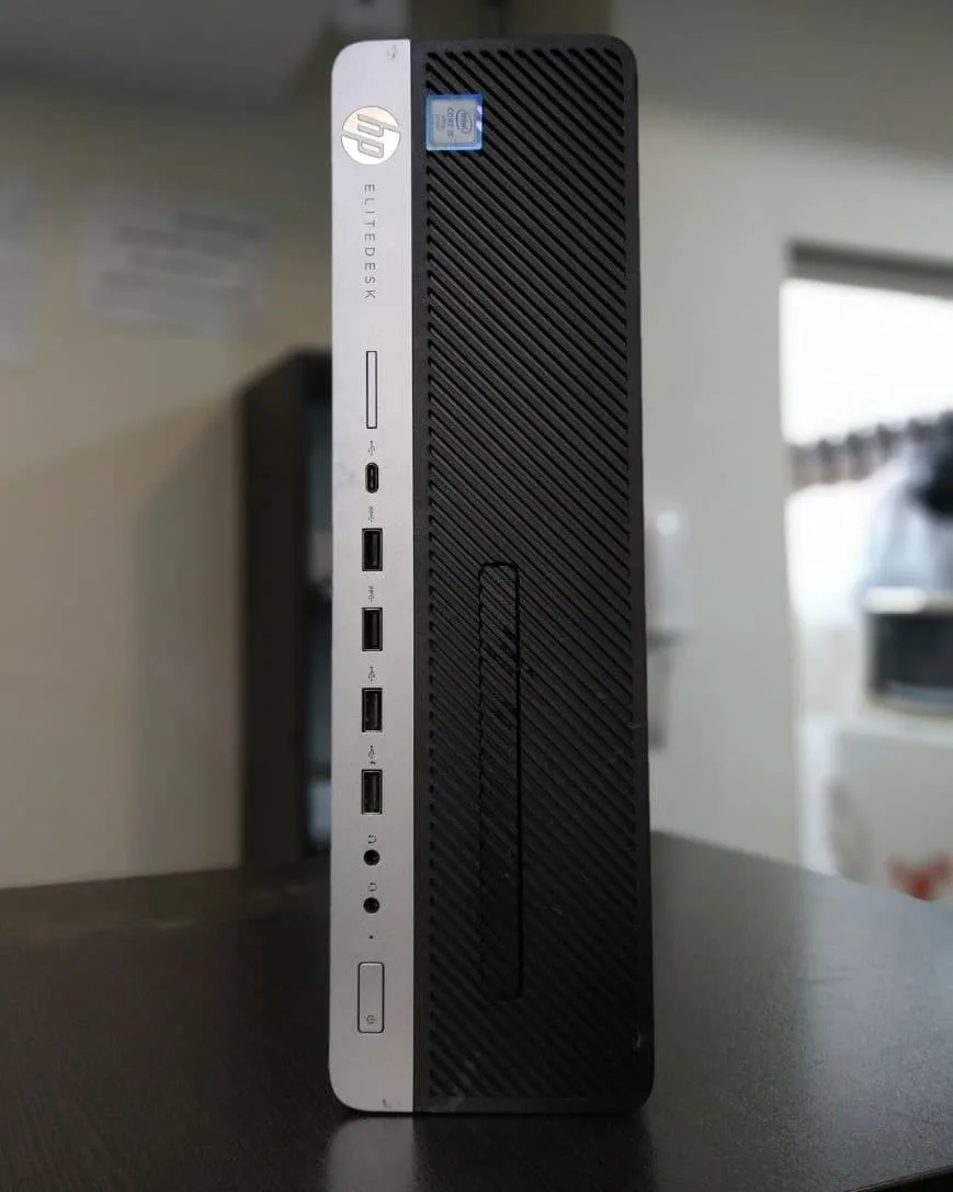 مینی‌کیس EliteDesk 800 G3 اچ‌پی، رنگ نقره‌ای و مشکی، جنس فلز، مدل Mini PC