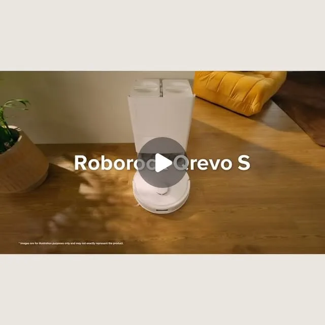 جارو رباتیک Roborock Qrevo S، رنگ مشکی، جنس پلاستیک، ربات هوشمند