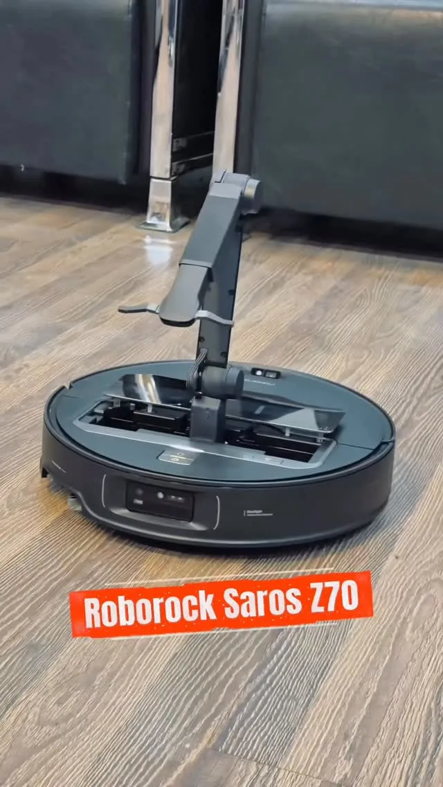 جارو رباتیک Saros Z70 روبوراک، رنگ مشکی، جنس پلاستیک، رباتیک دست‌دار