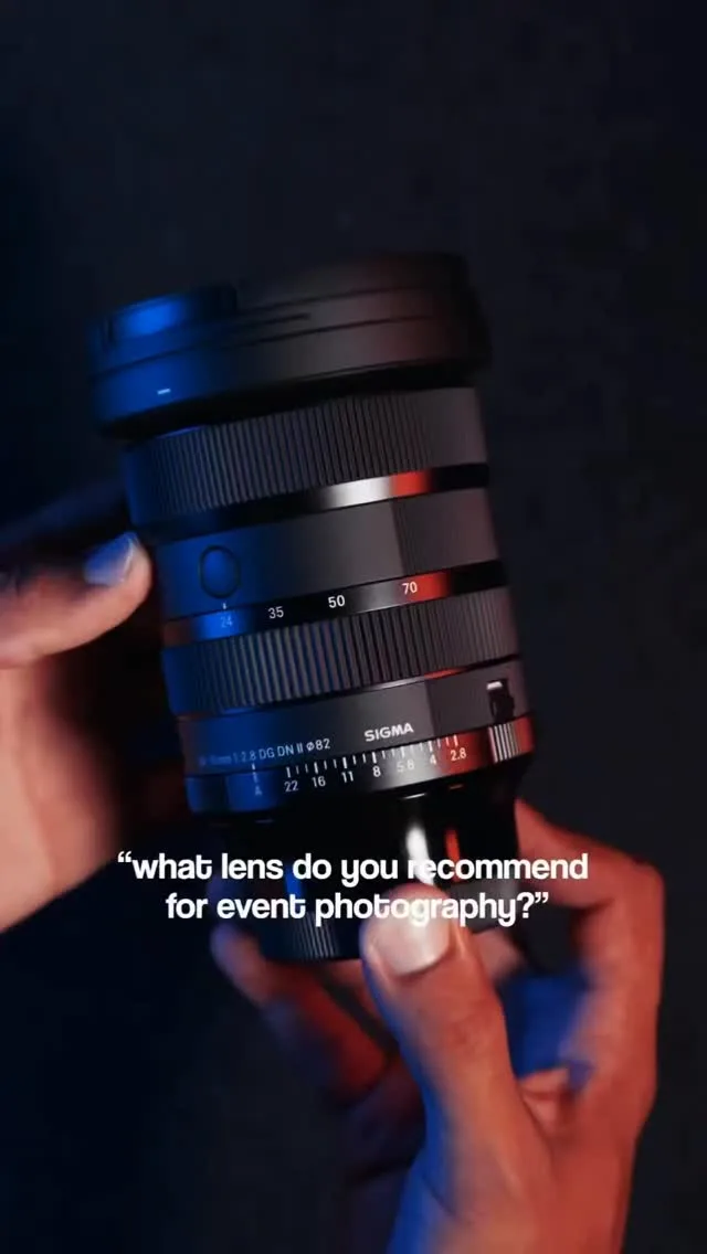 لنز 24-70mm F2.8 II مانت سونی سیگما، رنگ مشکی، جنس پلاستیک، فلز و شیشه، لنز زوم عکاسی