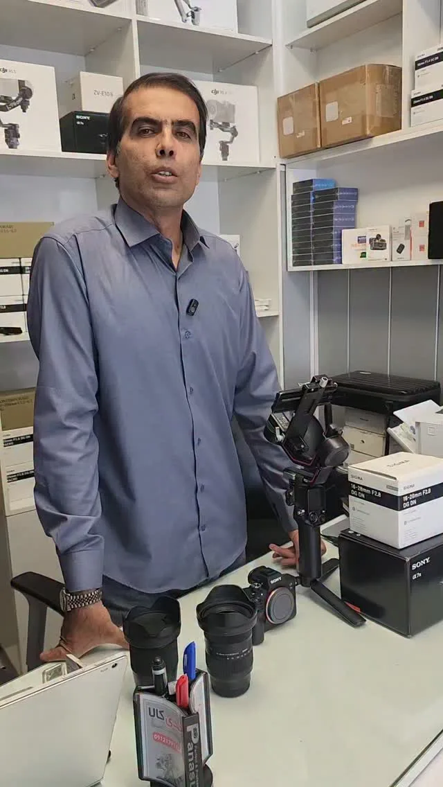 دوربین A7 III، لنزهای سیگما و گیمبال RS3