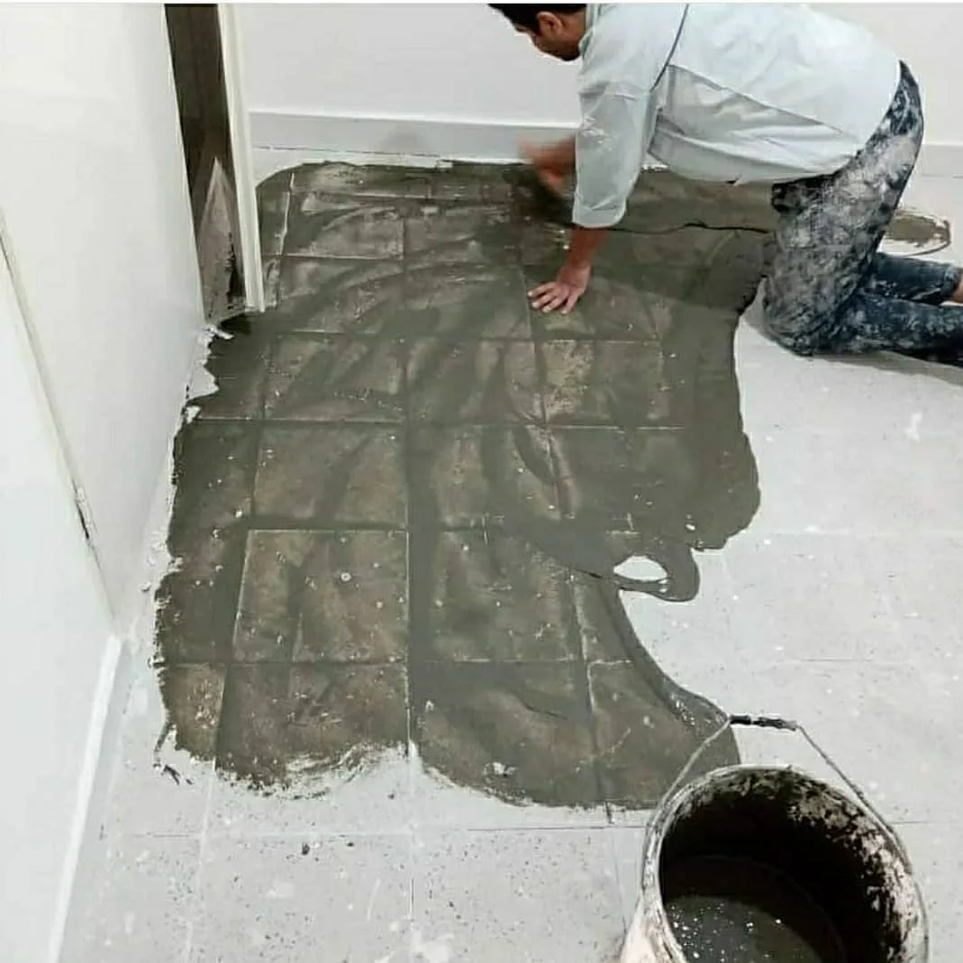 کفپوش رولی کد ۱۲۲۱، رنگ خاکستری، جنس PVC