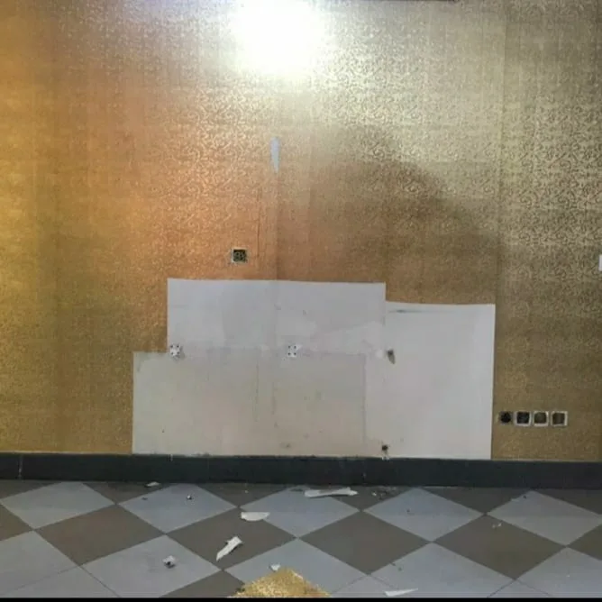 دیوارپوش فومی طرح آجر بهمنی ۸ میل، رنگ خاکستری، طرح هندسی، آجر سه بعدی