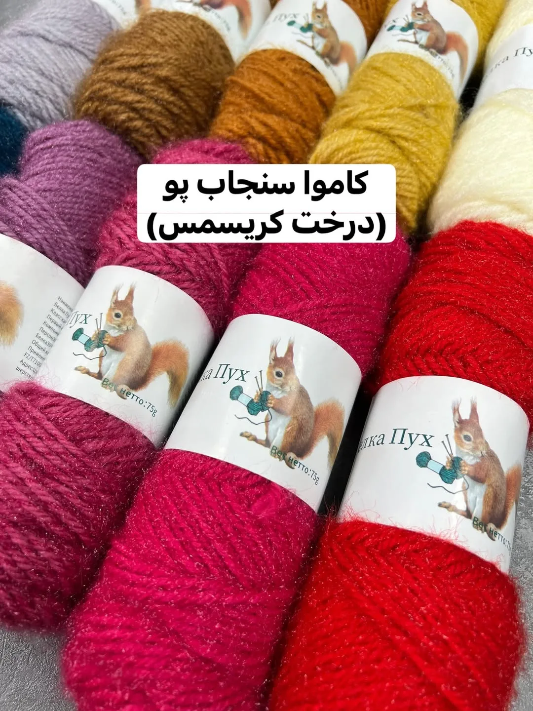کاموا سنجاب پو ۷۵ گرمی