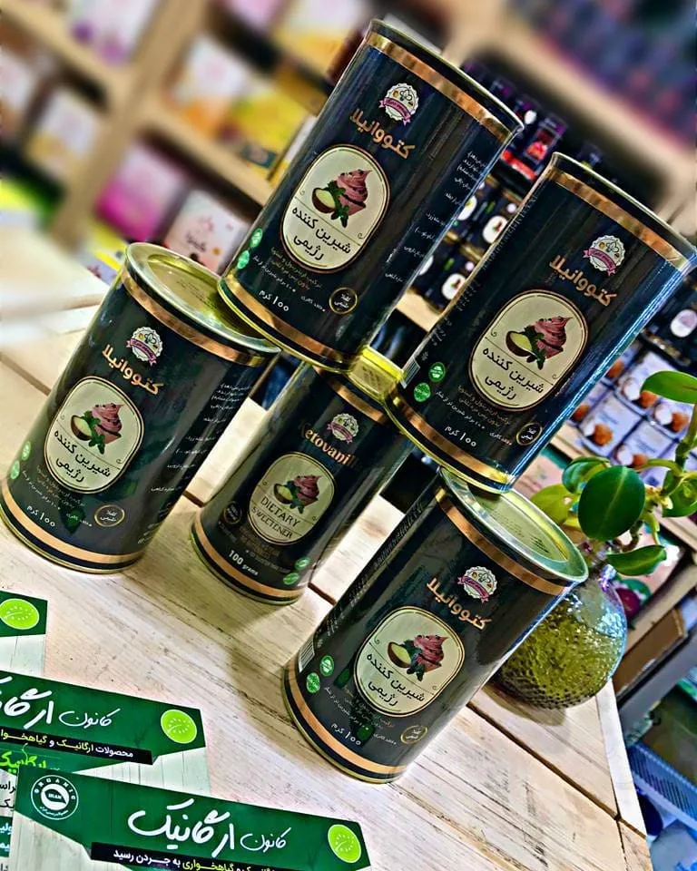 شیرین‌کننده رژیمی وانیلی کتووانیلا