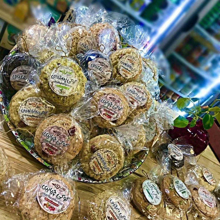 کوکی وگن پسته‌ای