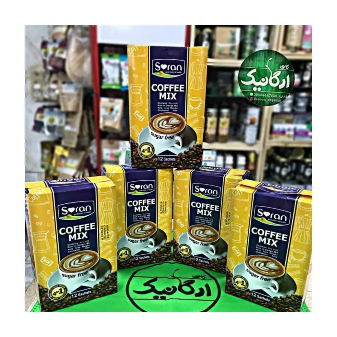 کافی میکس گیاهی بدون شکر