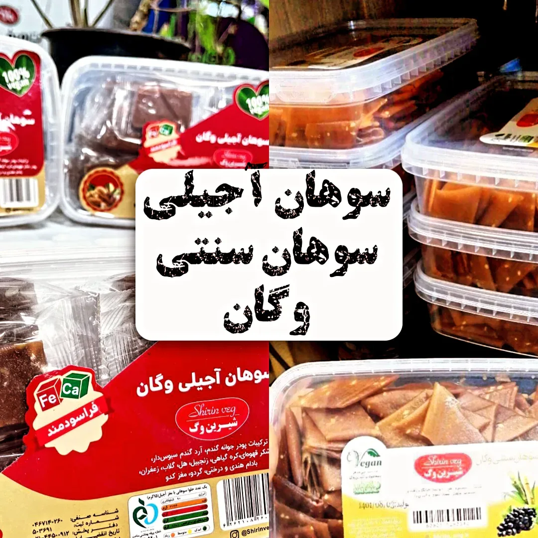 سوهان آجیلی وگان ۳۰۰ گرمی شیرین وگ