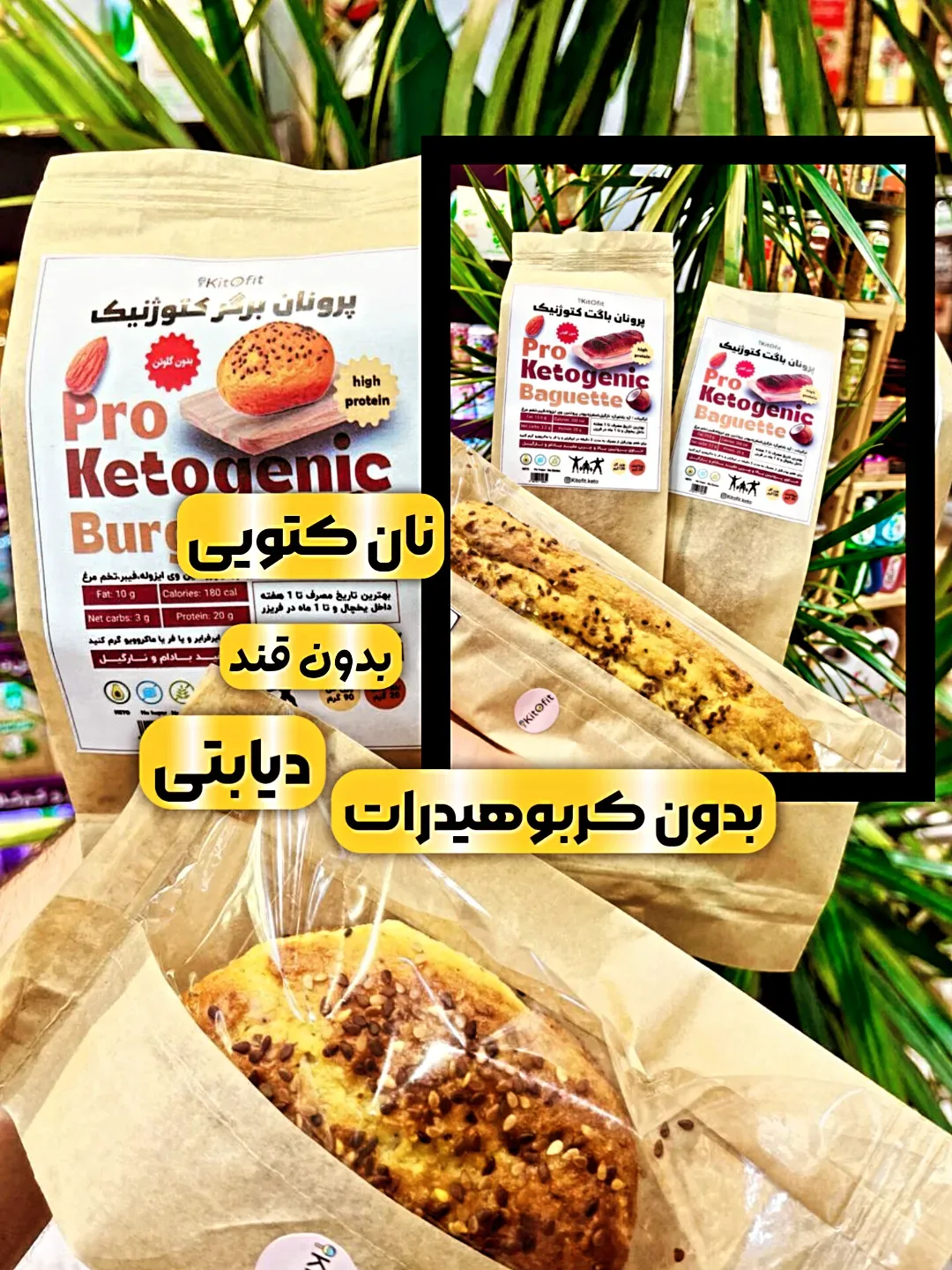 پرونان باگت کتوژنیک ۱۲۰ گرمی کیتوفیت