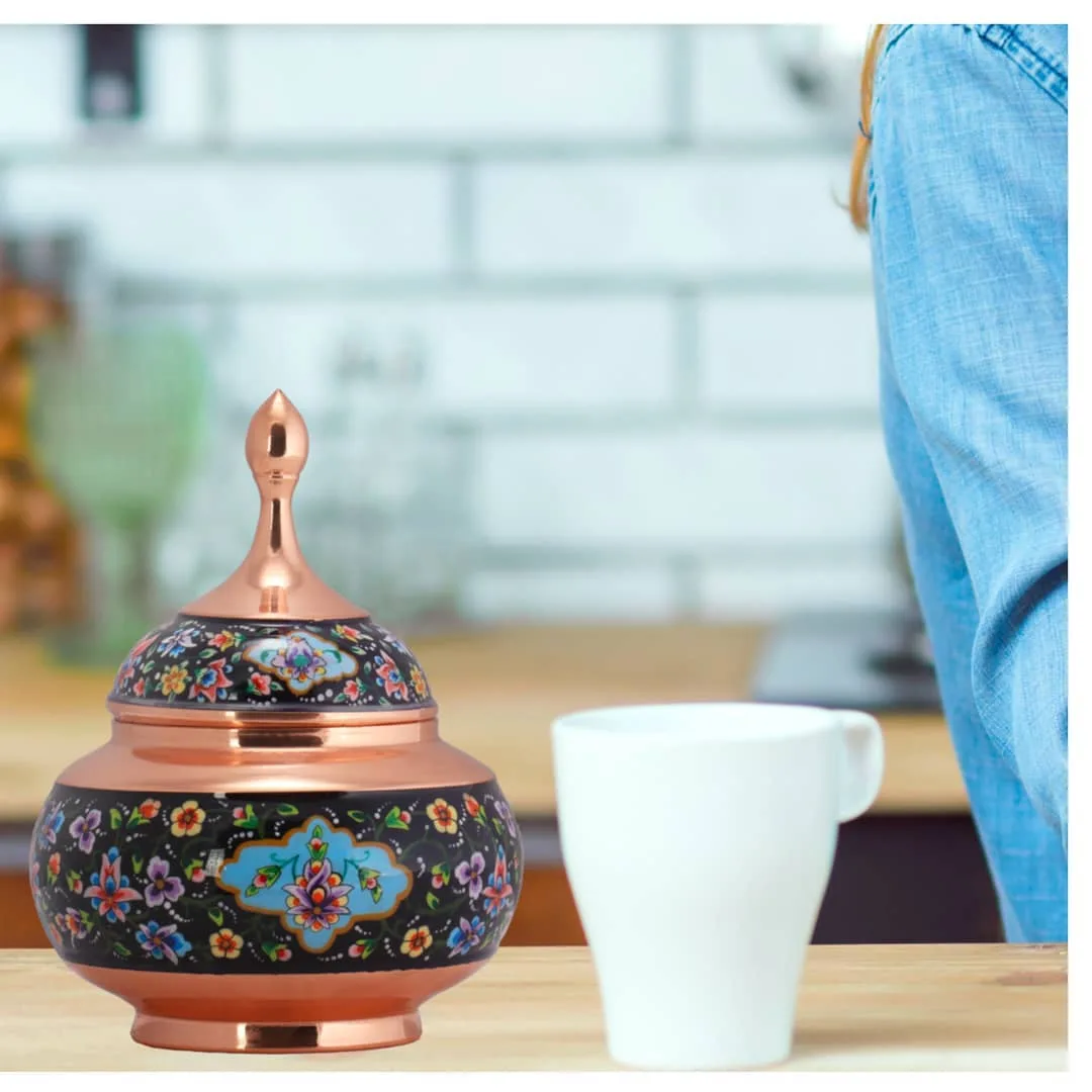ظروف فیروزه‌کوب و مس