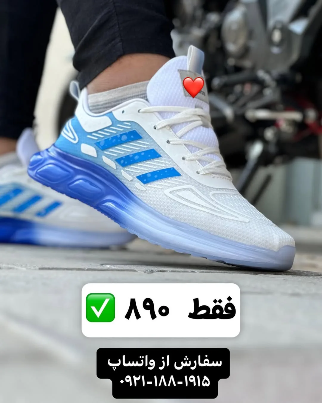 کتانی اسپرت سفید — عکس ۳