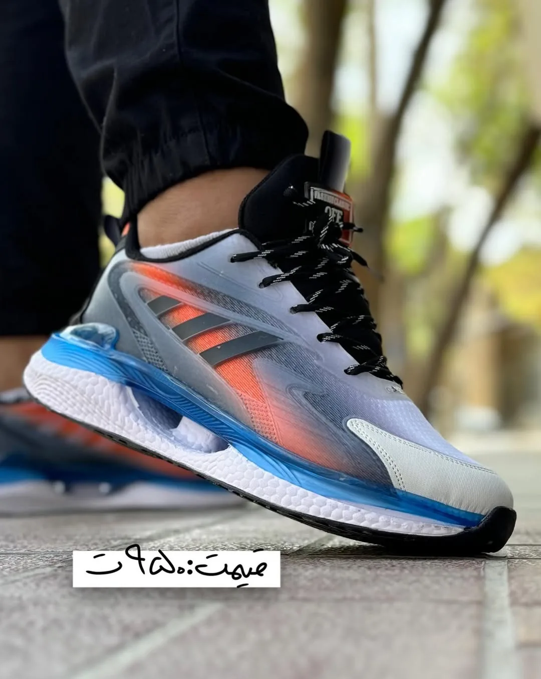 کتانی اسپرت طوسی و آبی — عکس ۴