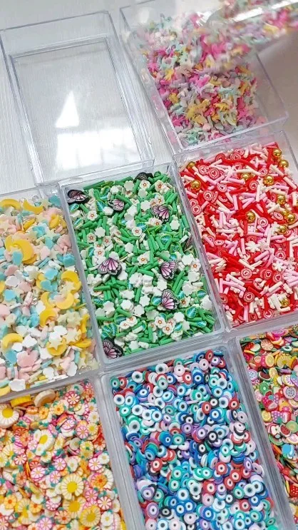 مهره فیمو رنگارنگ