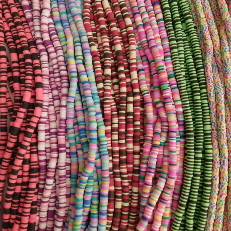 مهره فیمو واشری — نمای چندکالا — بندهای رنگی — عکس ۲