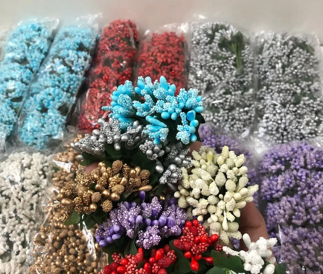 پرچم گل شکری خارجی — نمای در‌دست — ۸ رنگ — عکس ۲