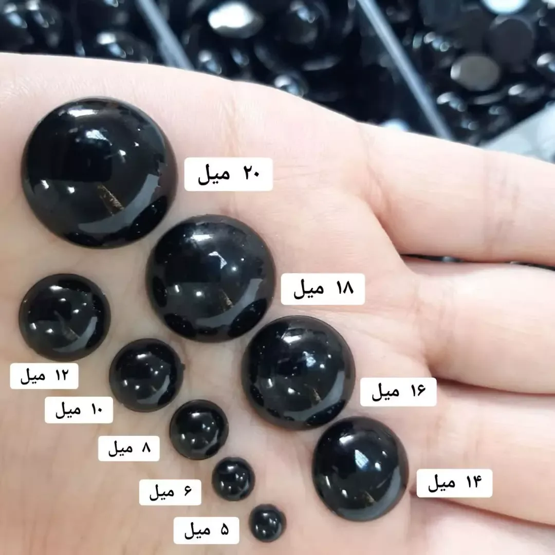 لپه تمام مشکی سایزهای مختلف