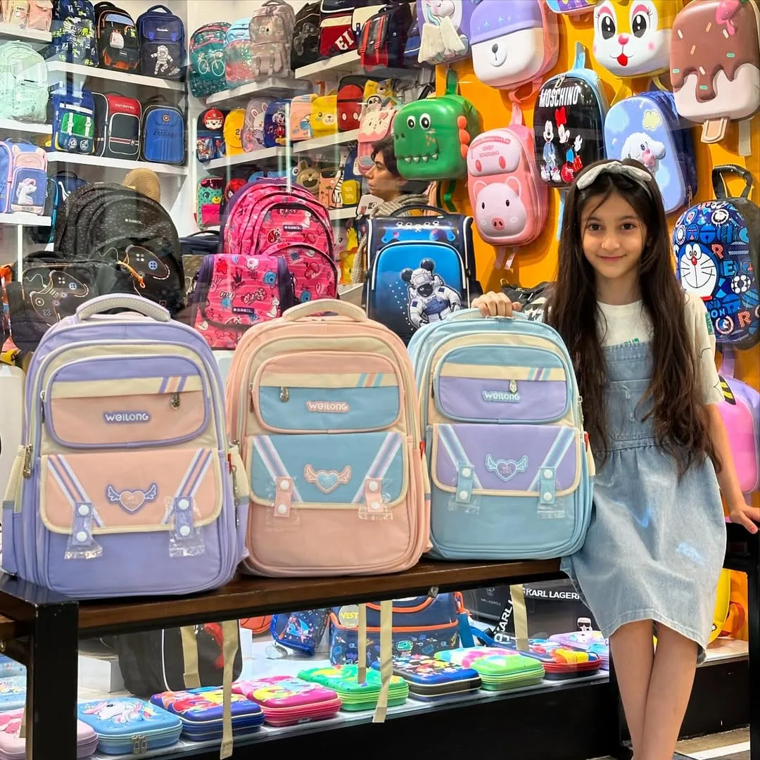 کوله مدرسه پنج زیپ ضدآب