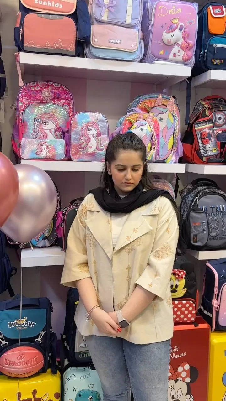 ست کوله سه تیکه گلوسی برد