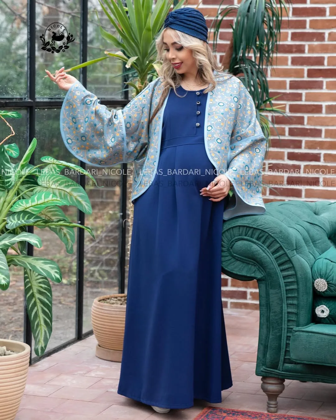 کت سارافون بارداری طرح بهارک
