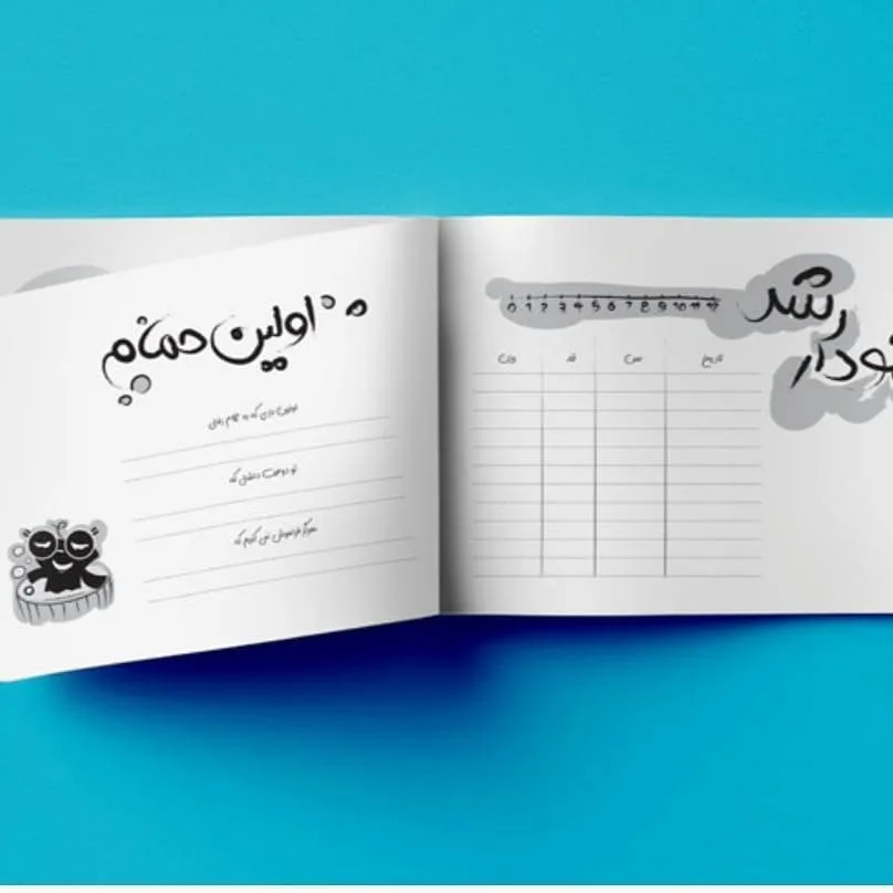 دفتر داستان کودکی ۶۰ صفحه — رنگ سفید — نمای جزئیات — ۶۰ صفحه — عکس ۳