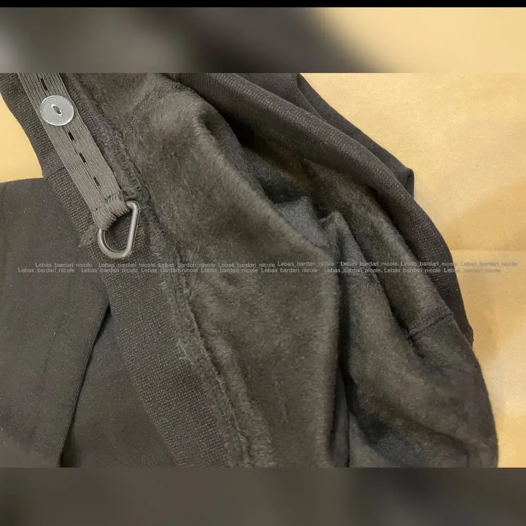 لگ بارداری تو کرکی وارداتی — رنگ مشکی — نمای جزئیات — ضخامت بالا — عکس ۴