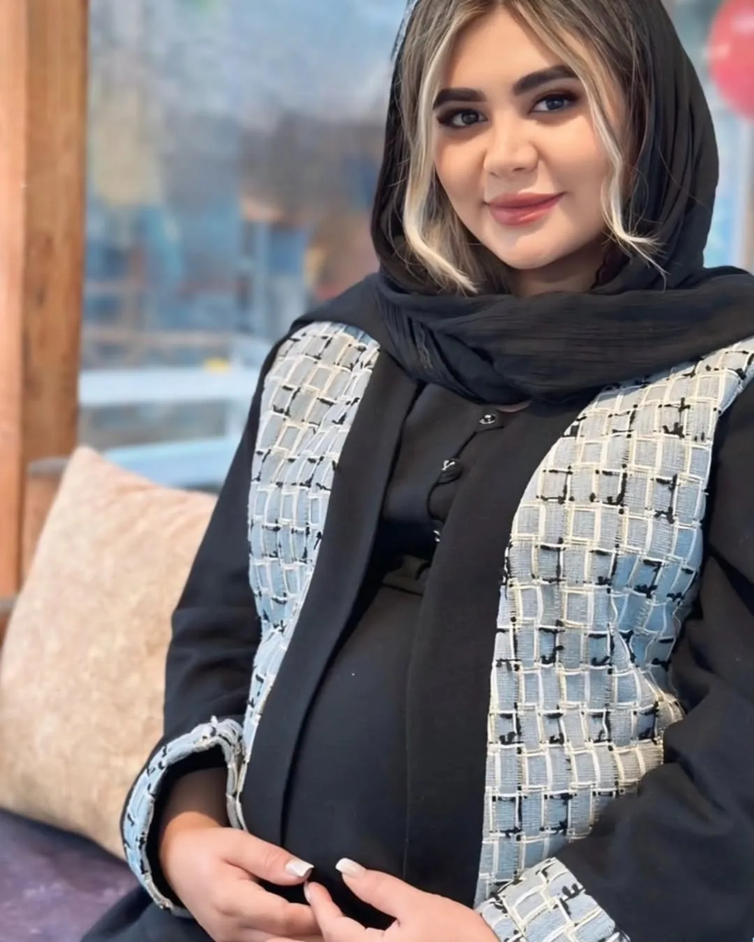 کت سارافون پشمی بارداری و شیردهی