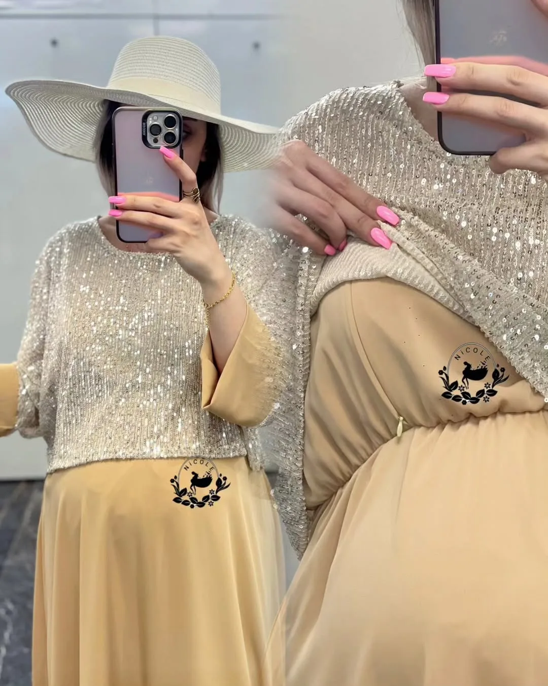 پیراهن مجلسی بارداری و شیردهی