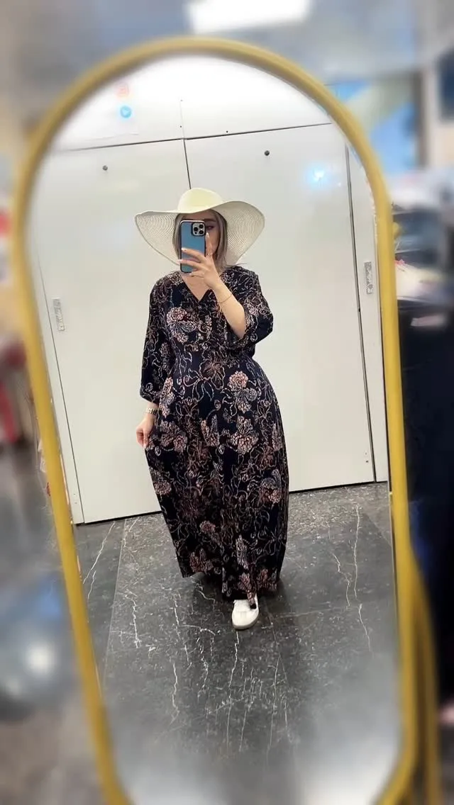 پیراهن ساحلی بارداری و شیردهی نخی