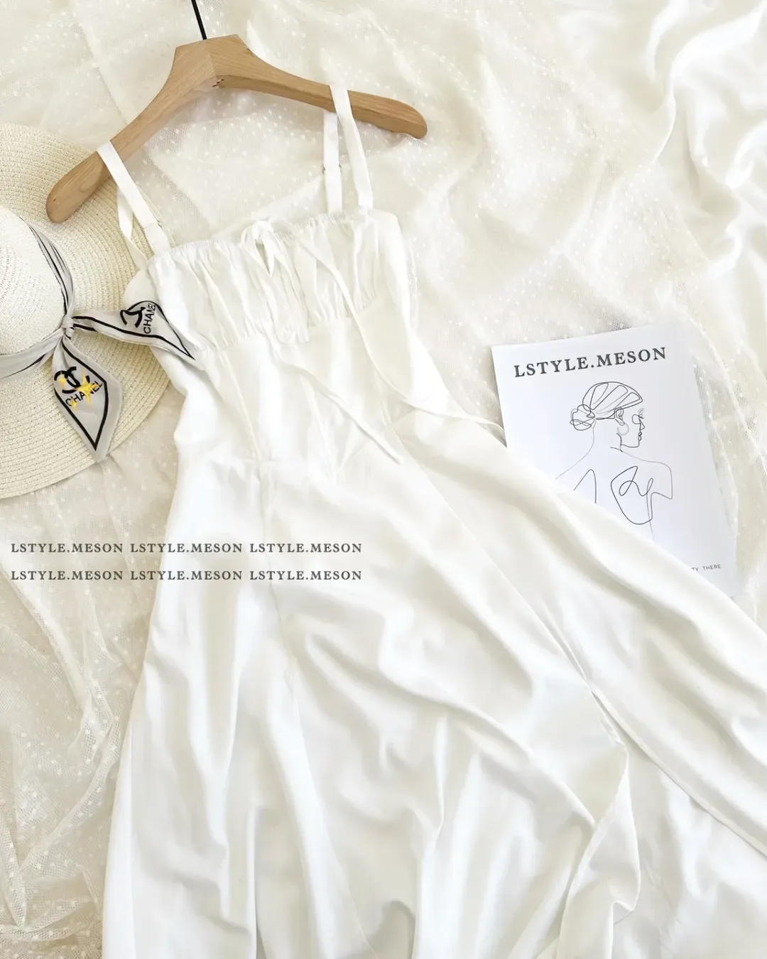 پیراهن بلند سفید