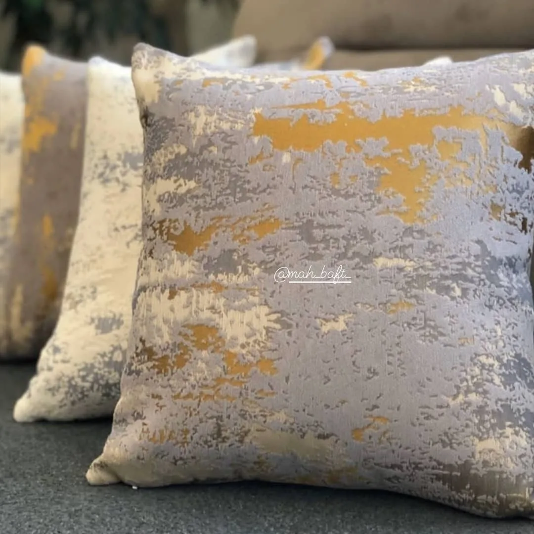 کوسن مخمل طرح پتینه